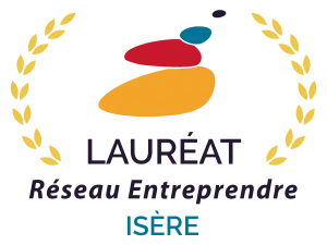 logo lauréat réseaux entreprendre Isère