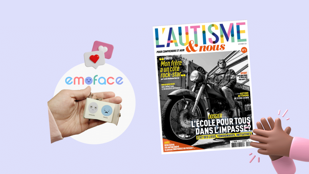 Outil Emotions de poche, d'Emoface et le Magazine L'Autisme & nous
